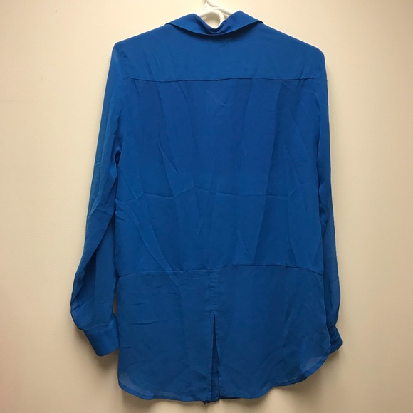 Pleione Blue Collared Button Down - Picture 8 of 8